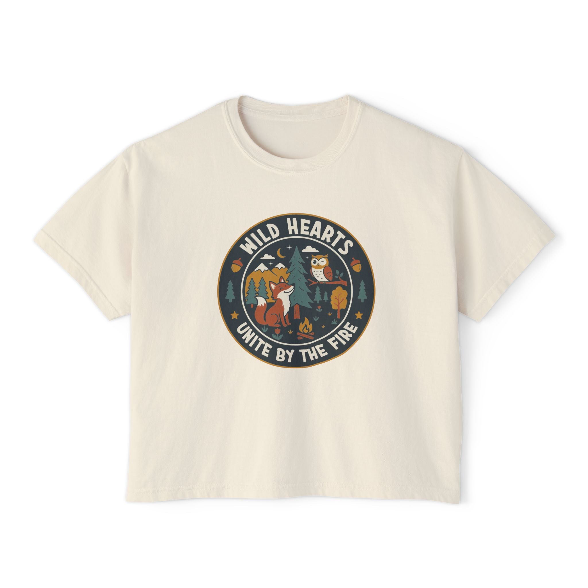 Wild Heart Campfire Boxy Tshirt