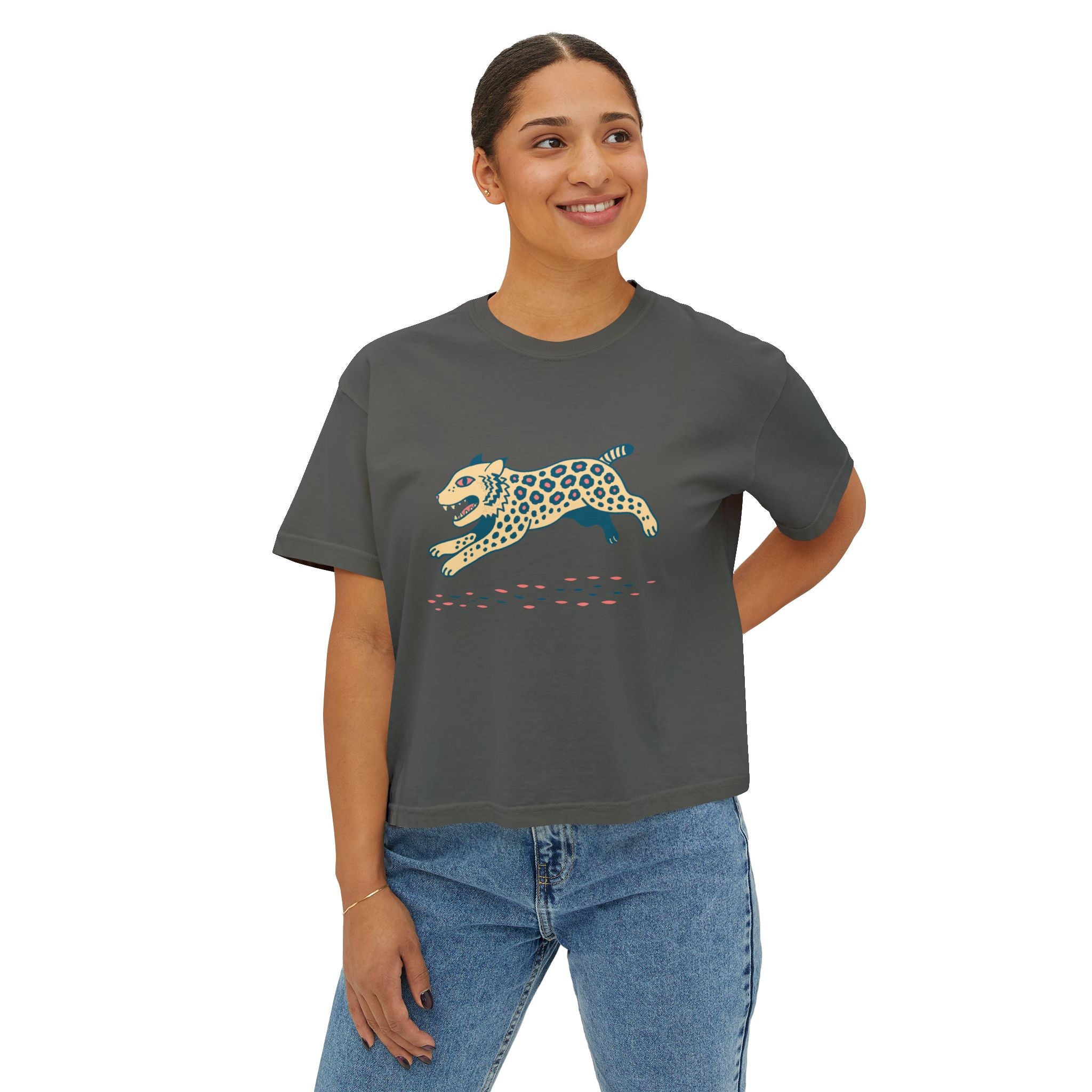 Boho Bobcat Boxy T-Shirt