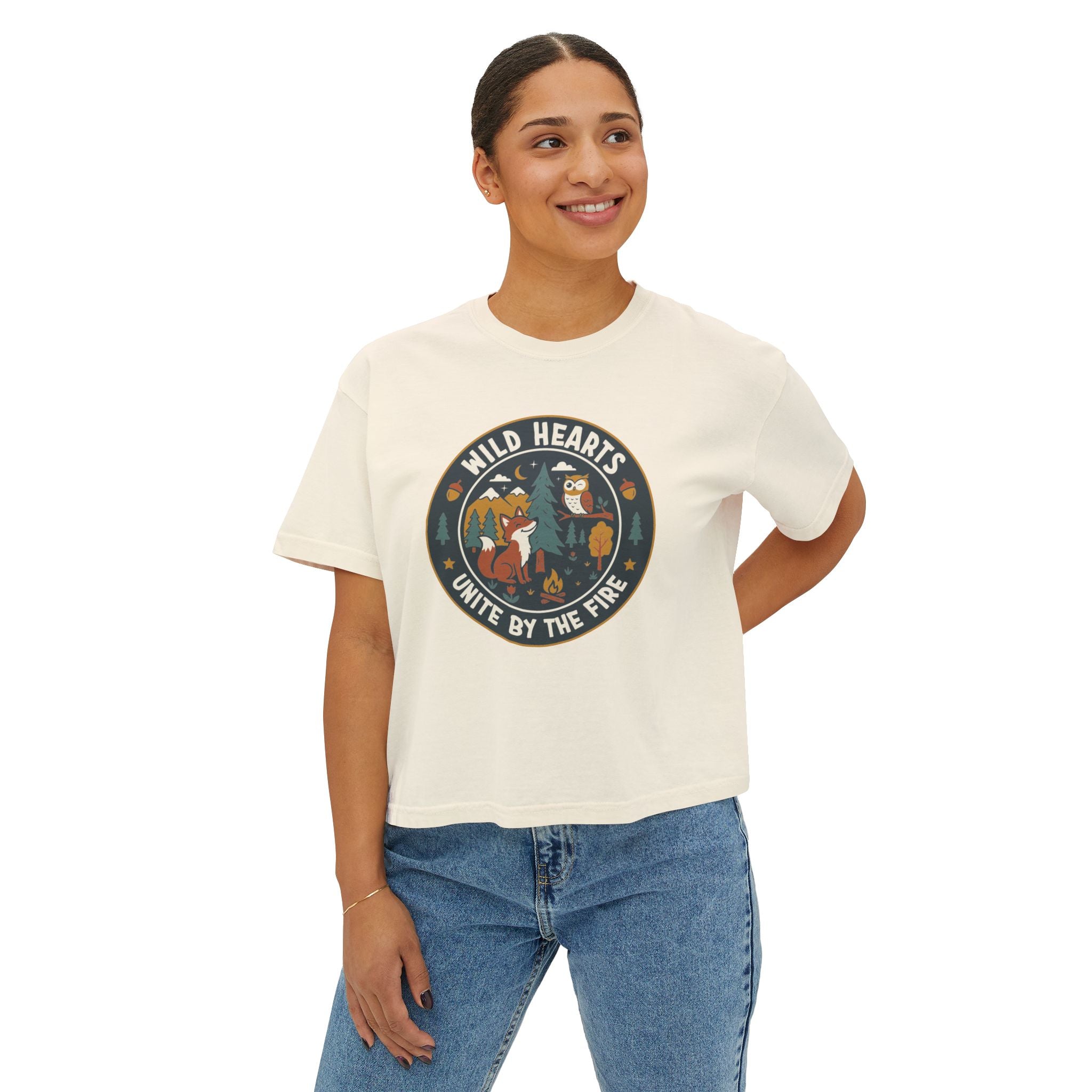 Wild Heart Campfire Boxy Tshirt