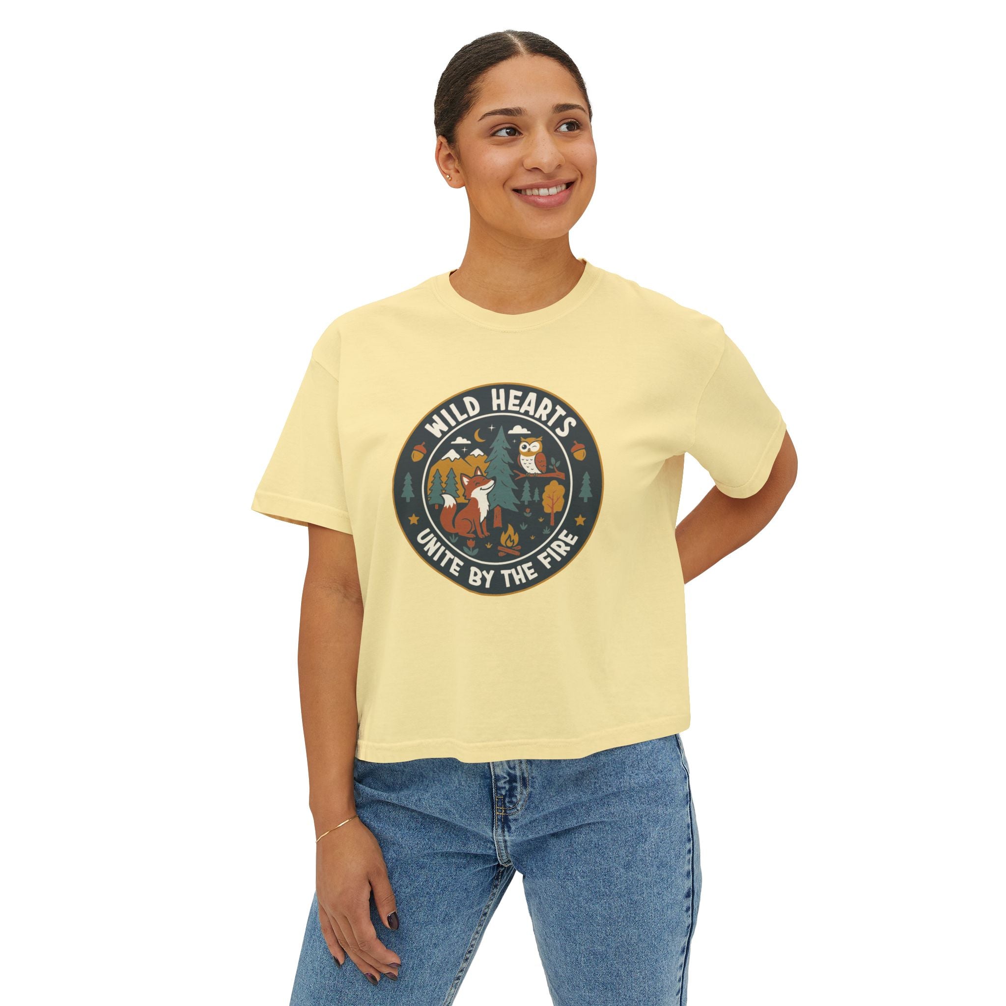 Wild Heart Campfire Boxy Tshirt