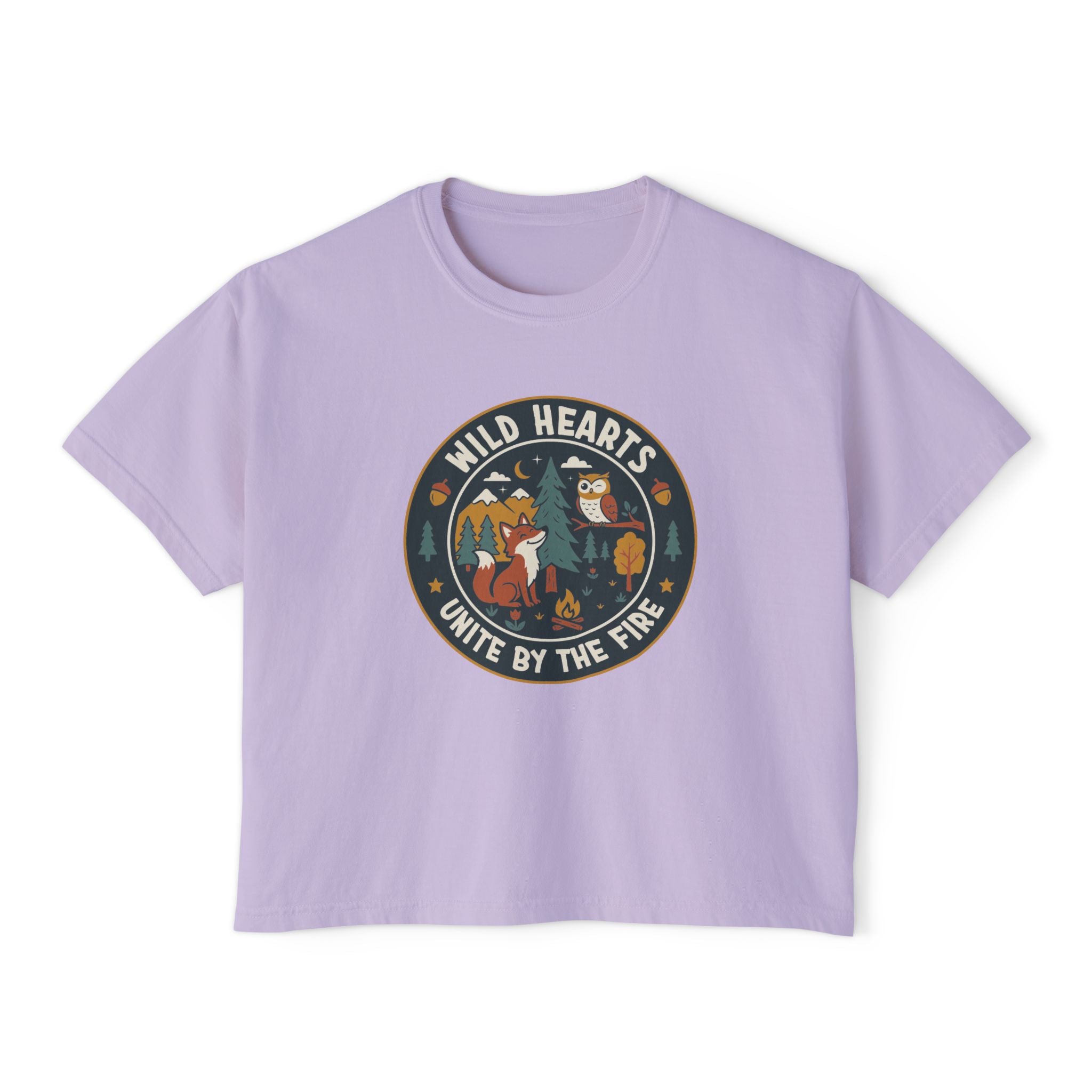 Wild Heart Campfire Boxy Tshirt