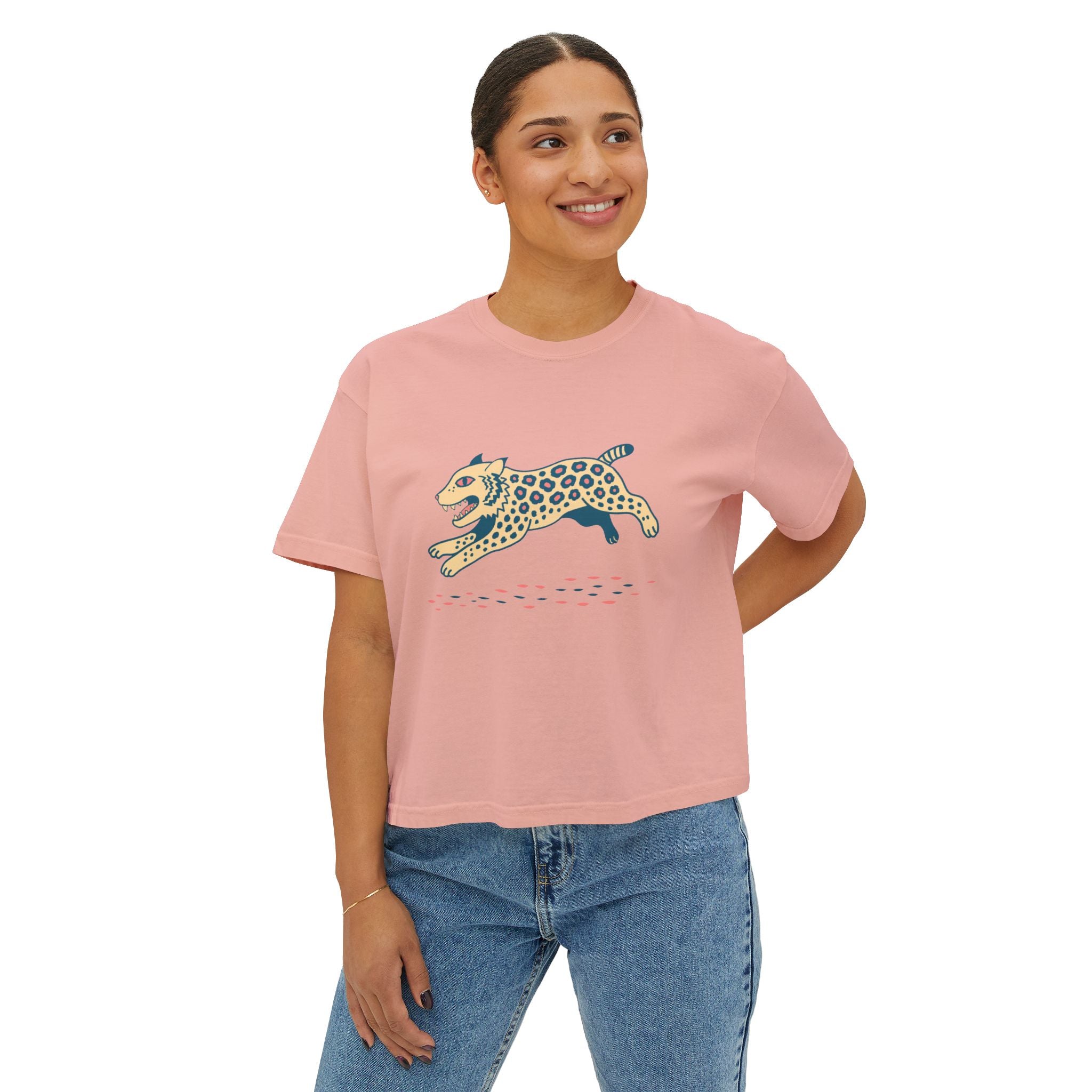 Boho Bobcat Boxy T-Shirt