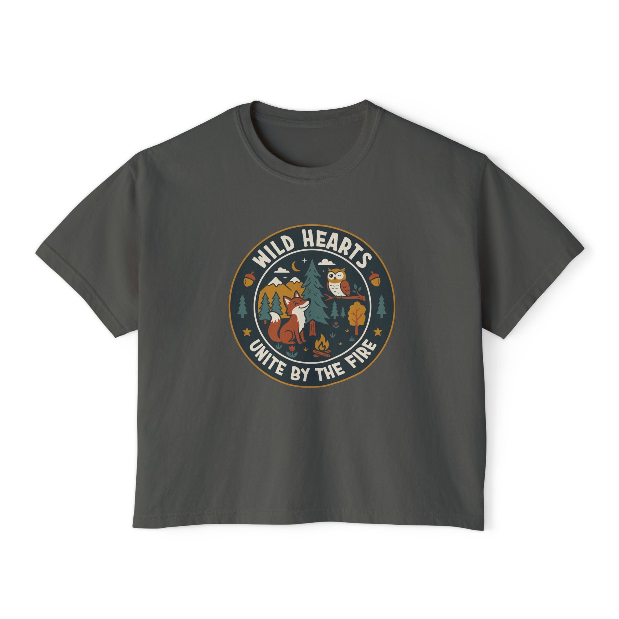 Wild Heart Campfire Boxy Tshirt