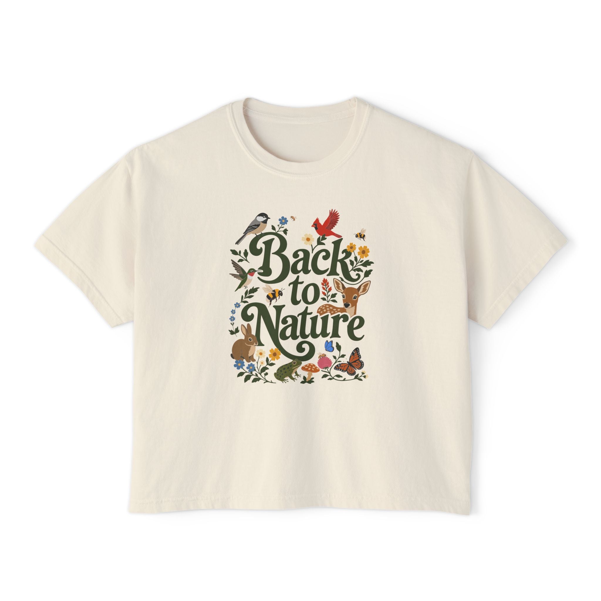 Back to Nature Wild Outdoors Boxy Tee