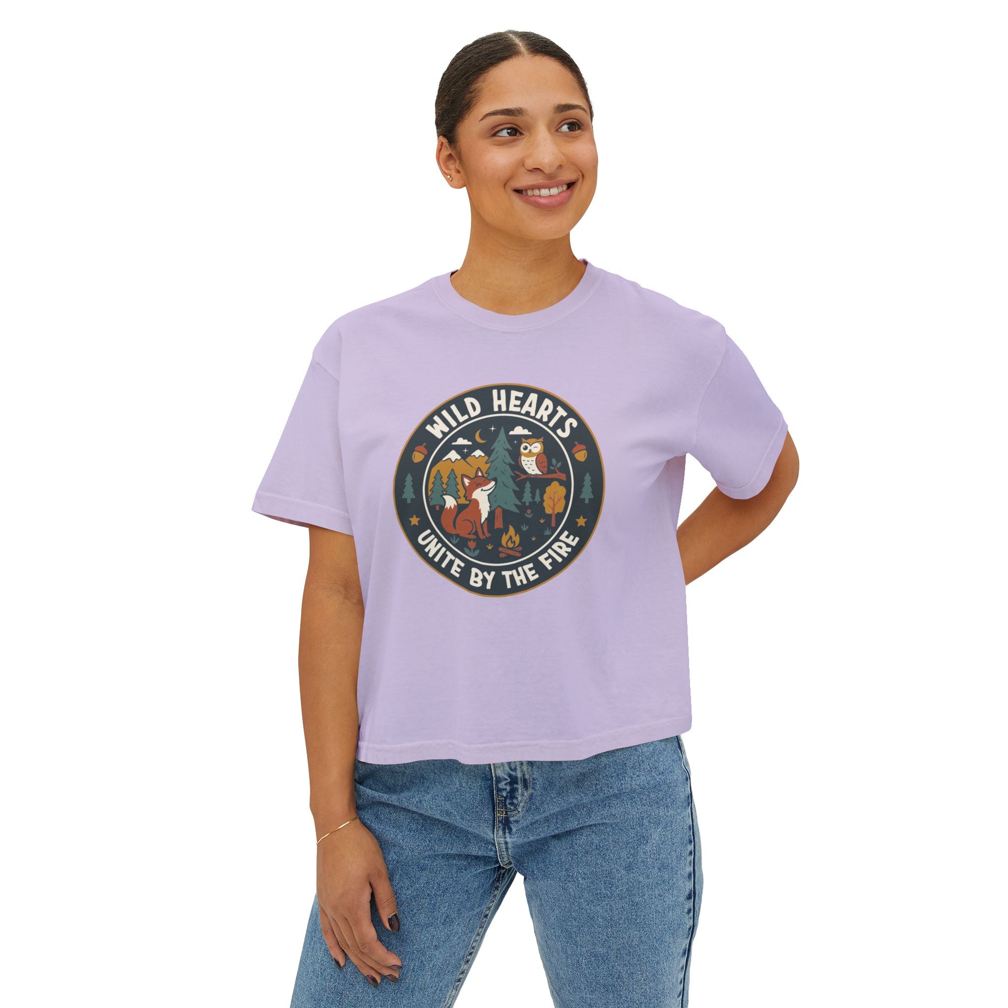 Wild Heart Campfire Boxy Tshirt