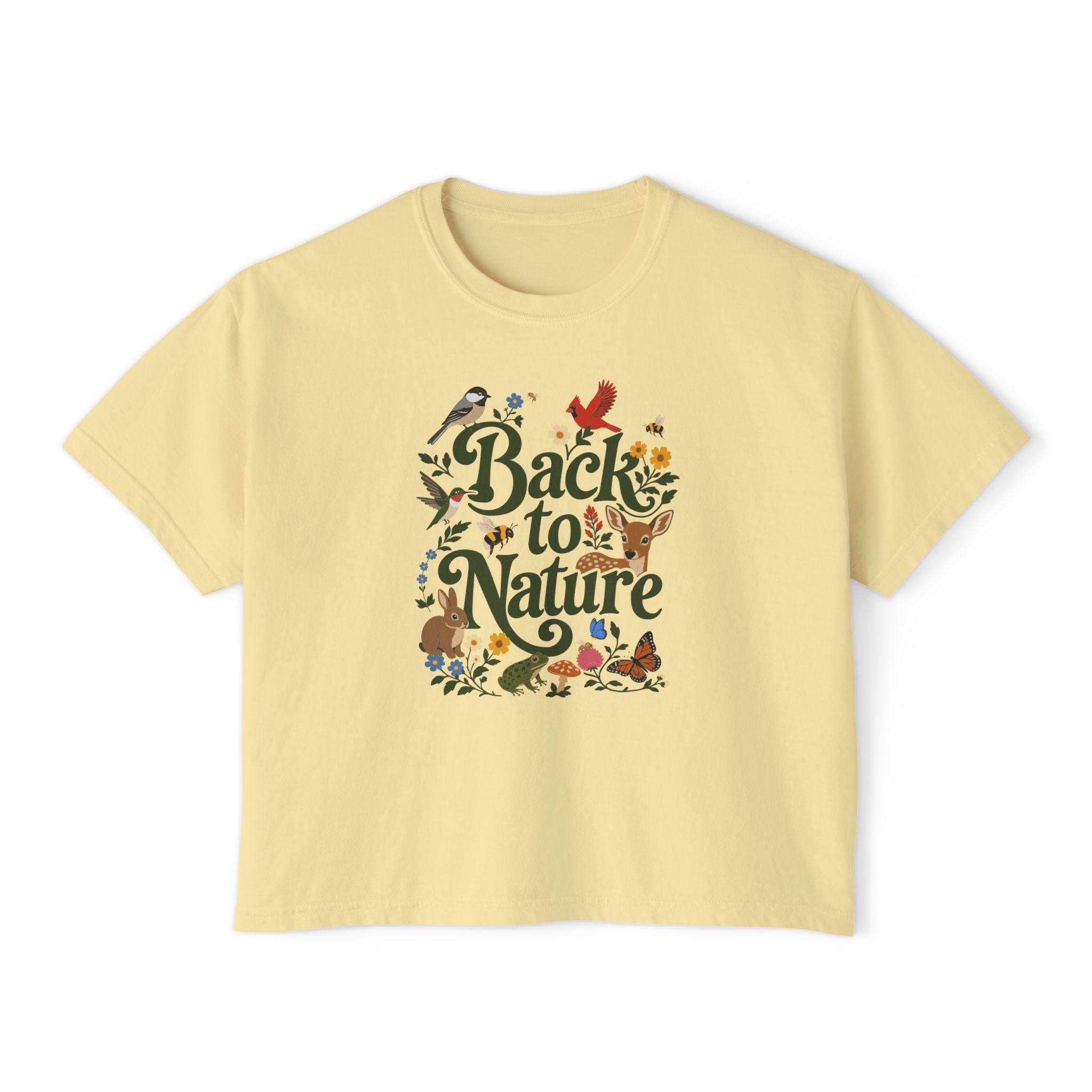 Back to Nature Wild Outdoors Boxy Tee