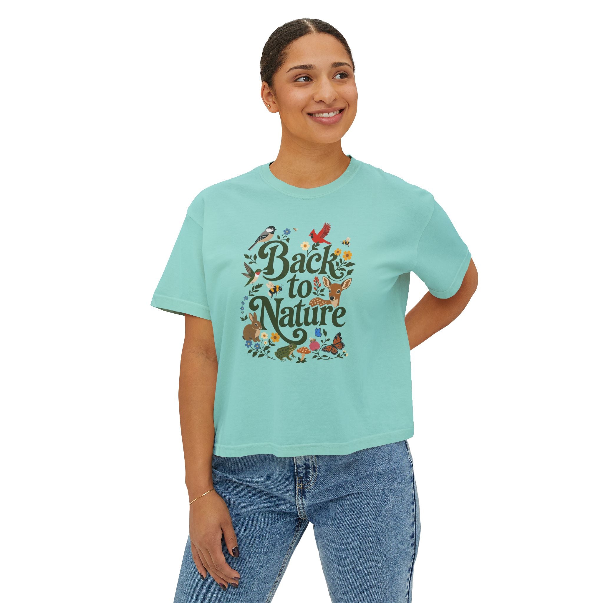 Back to Nature Wild Outdoors Boxy Tee