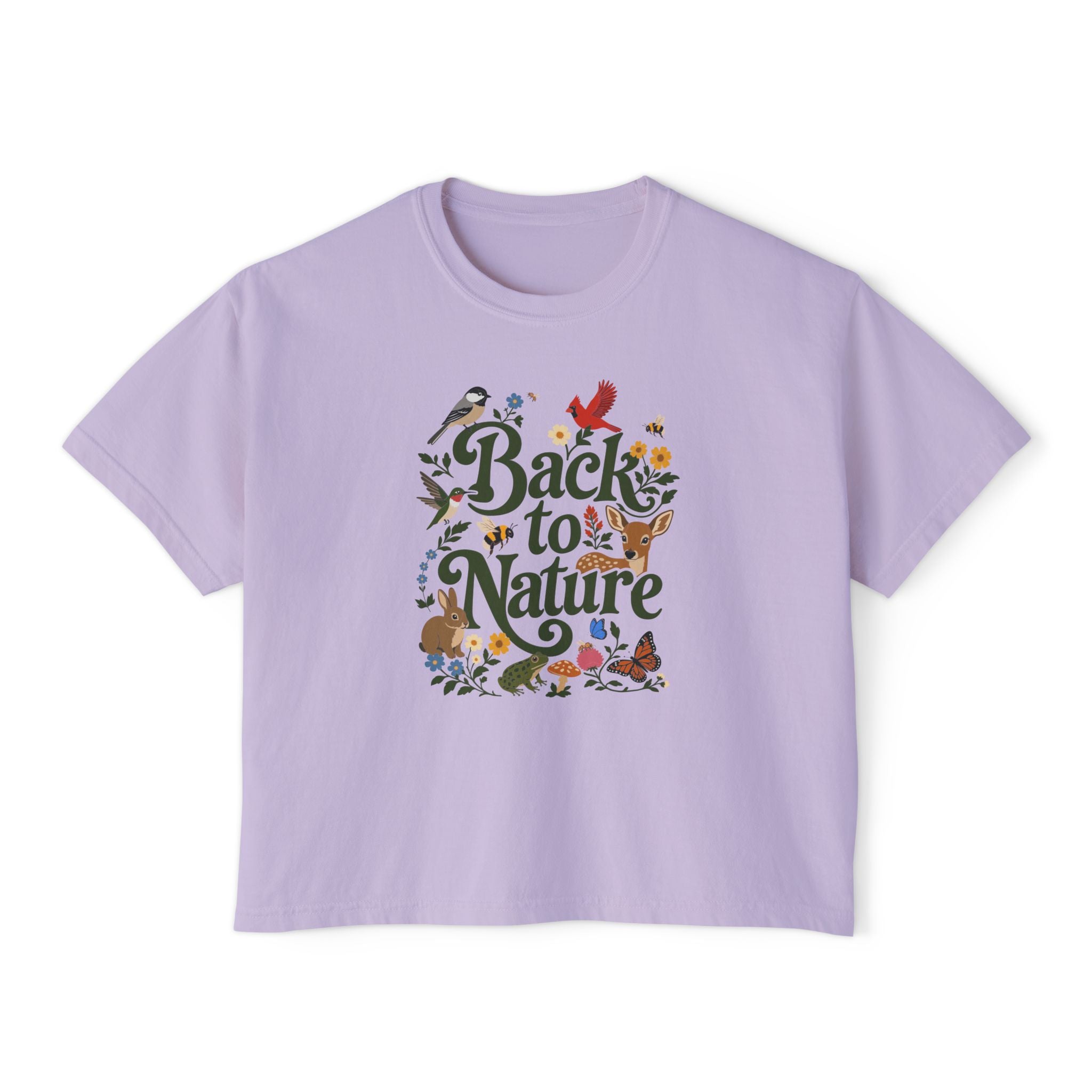 Back to Nature Wild Outdoors Boxy Tee