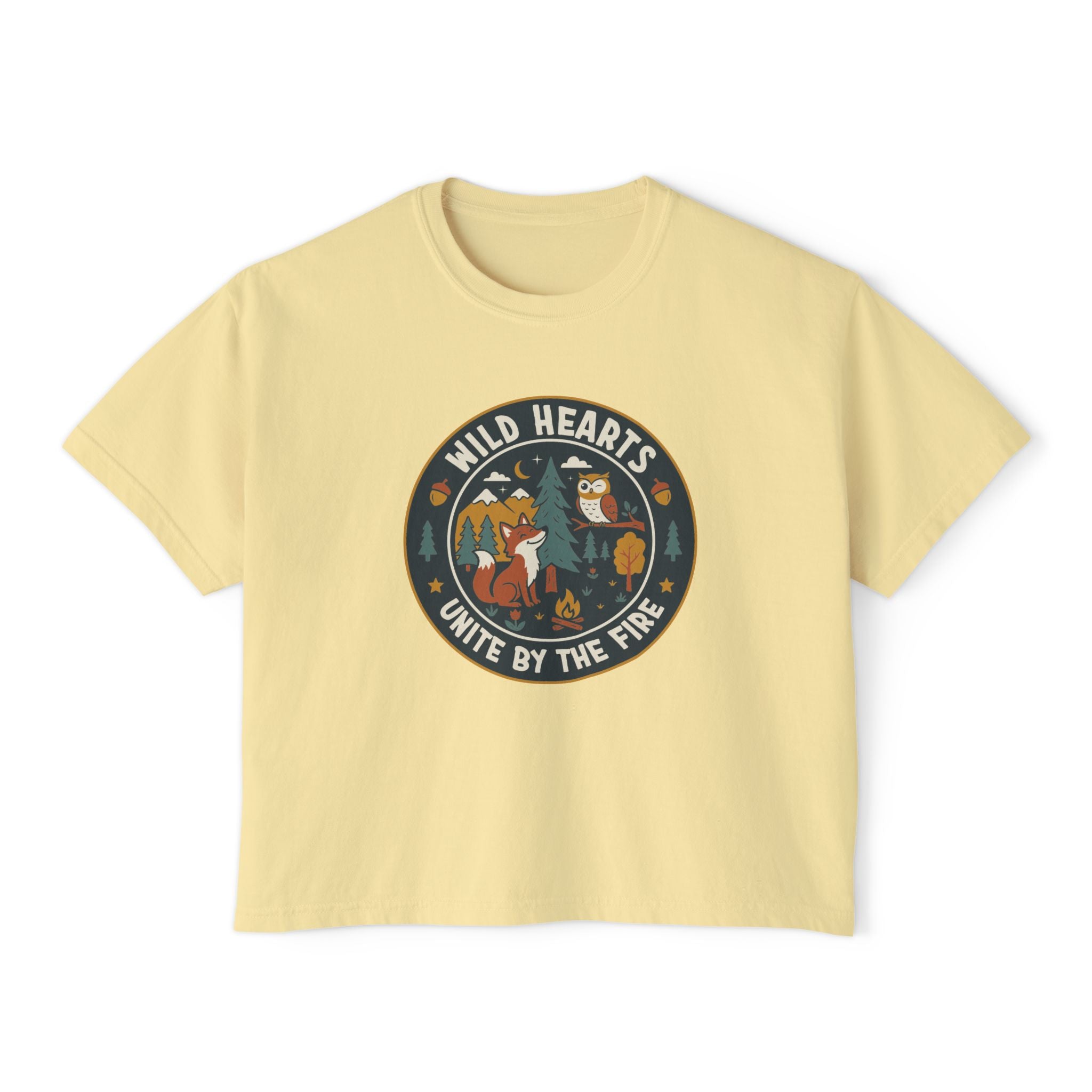 Wild Heart Campfire Boxy Tshirt