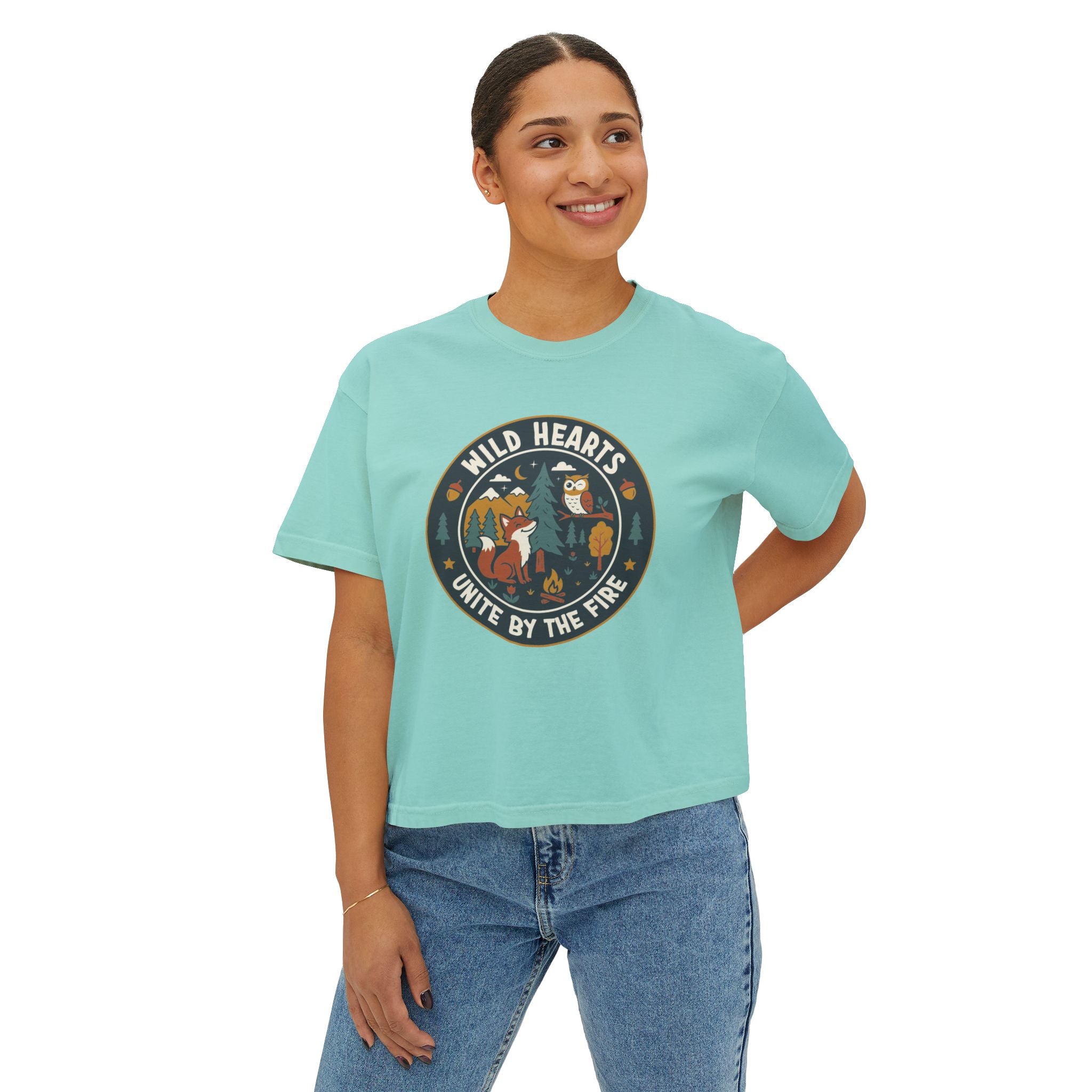 Wild Heart Campfire Boxy Tshirt