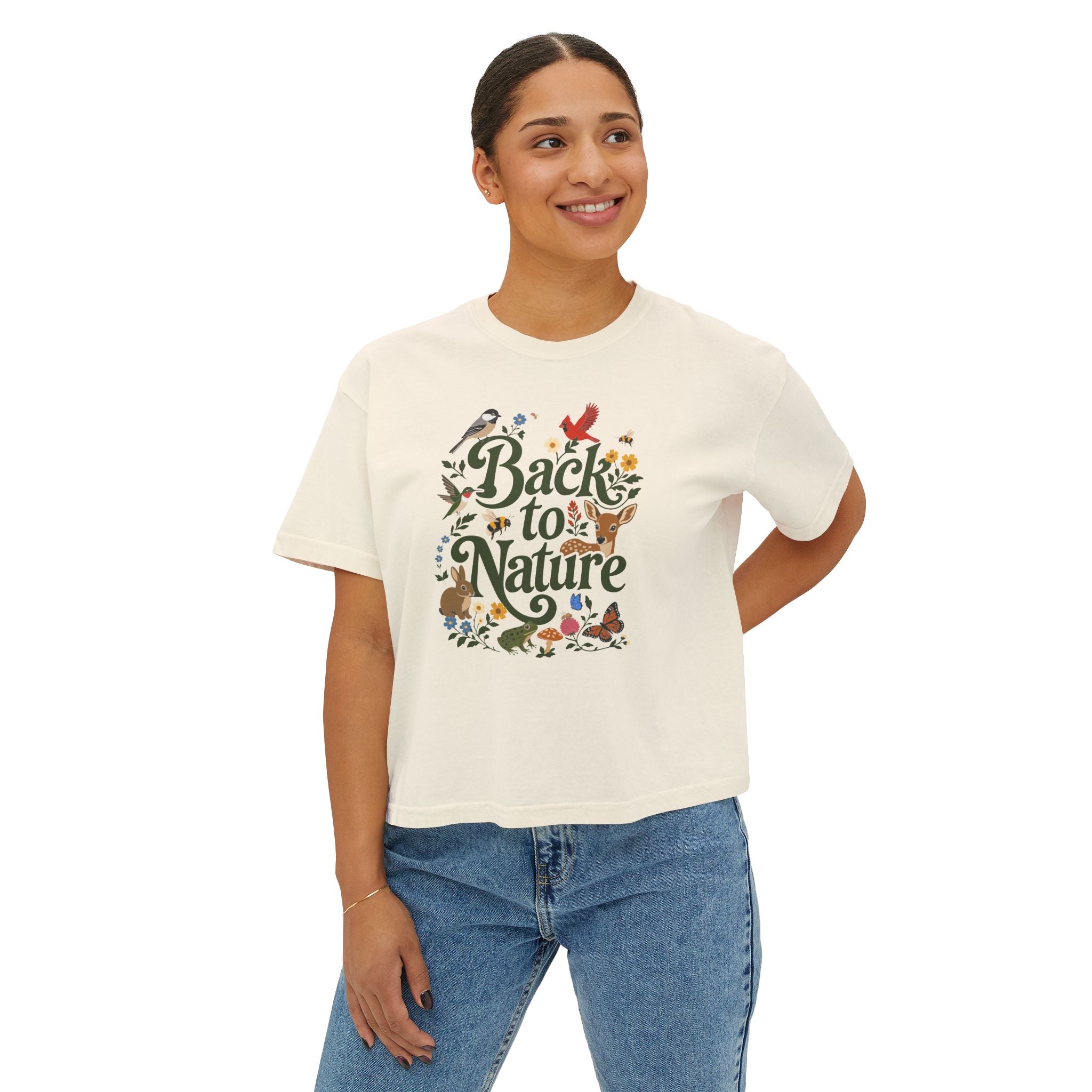 Back to Nature Wild Outdoors Boxy Tee