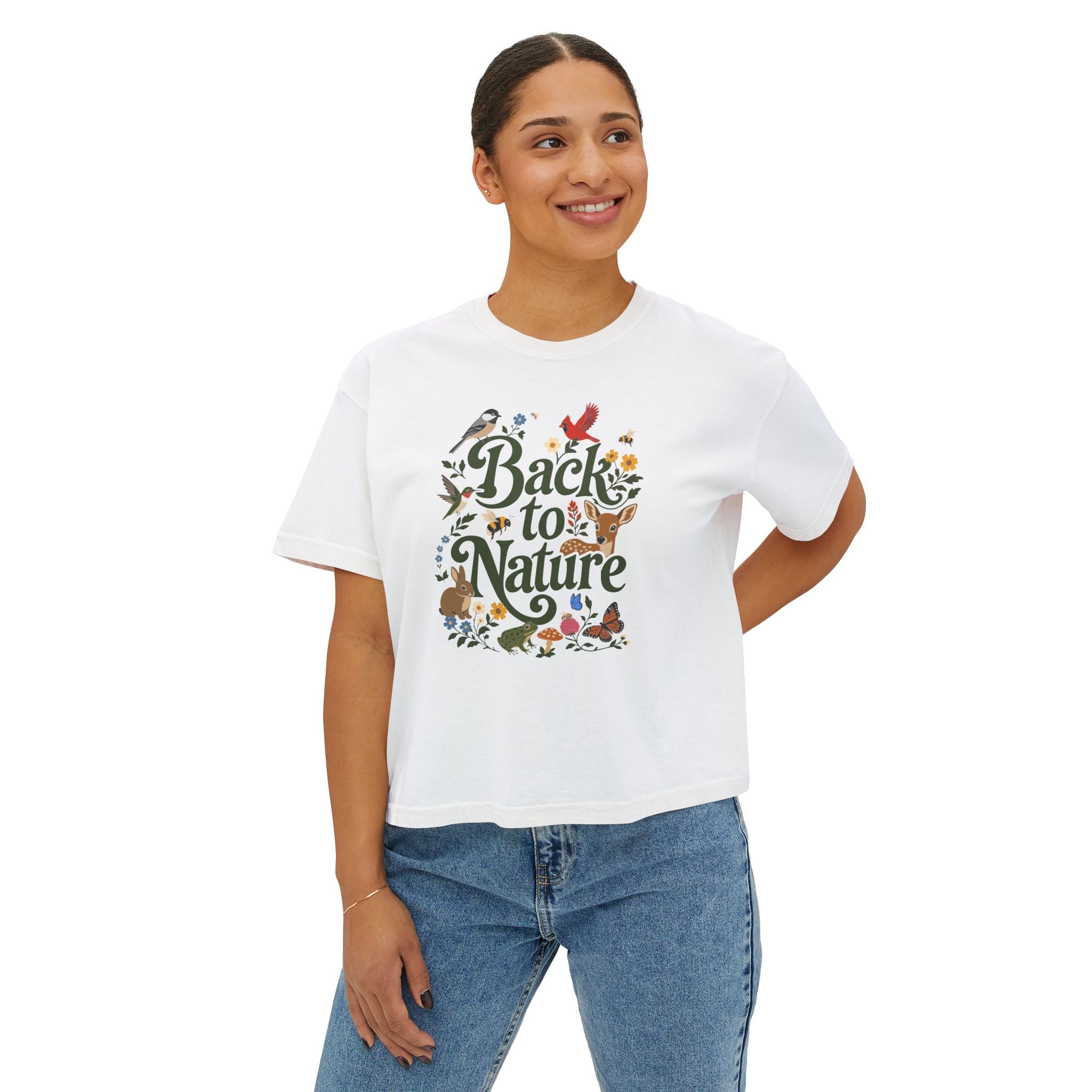Back to Nature Wild Outdoors Boxy Tee