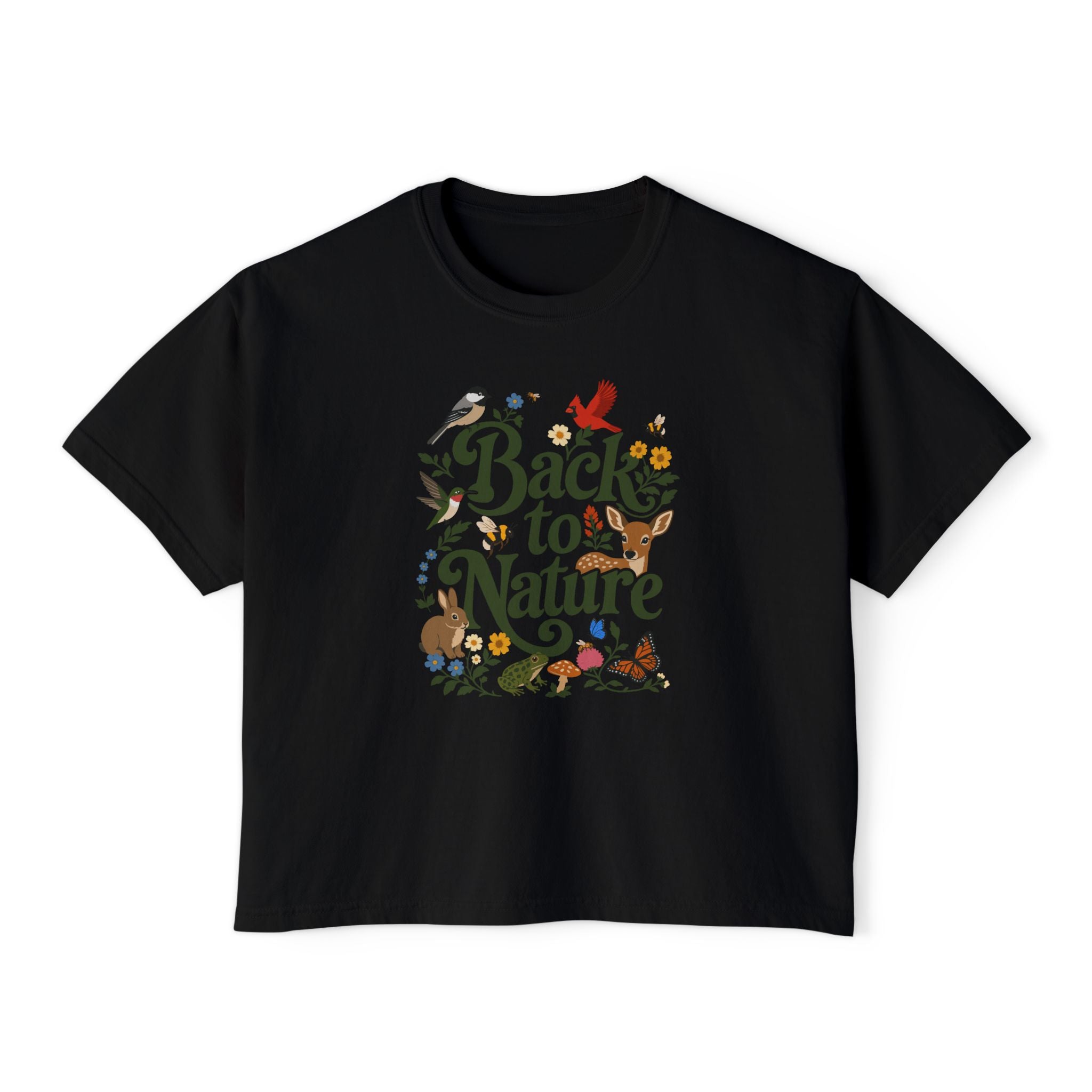 Back to Nature Wild Outdoors Boxy Tee