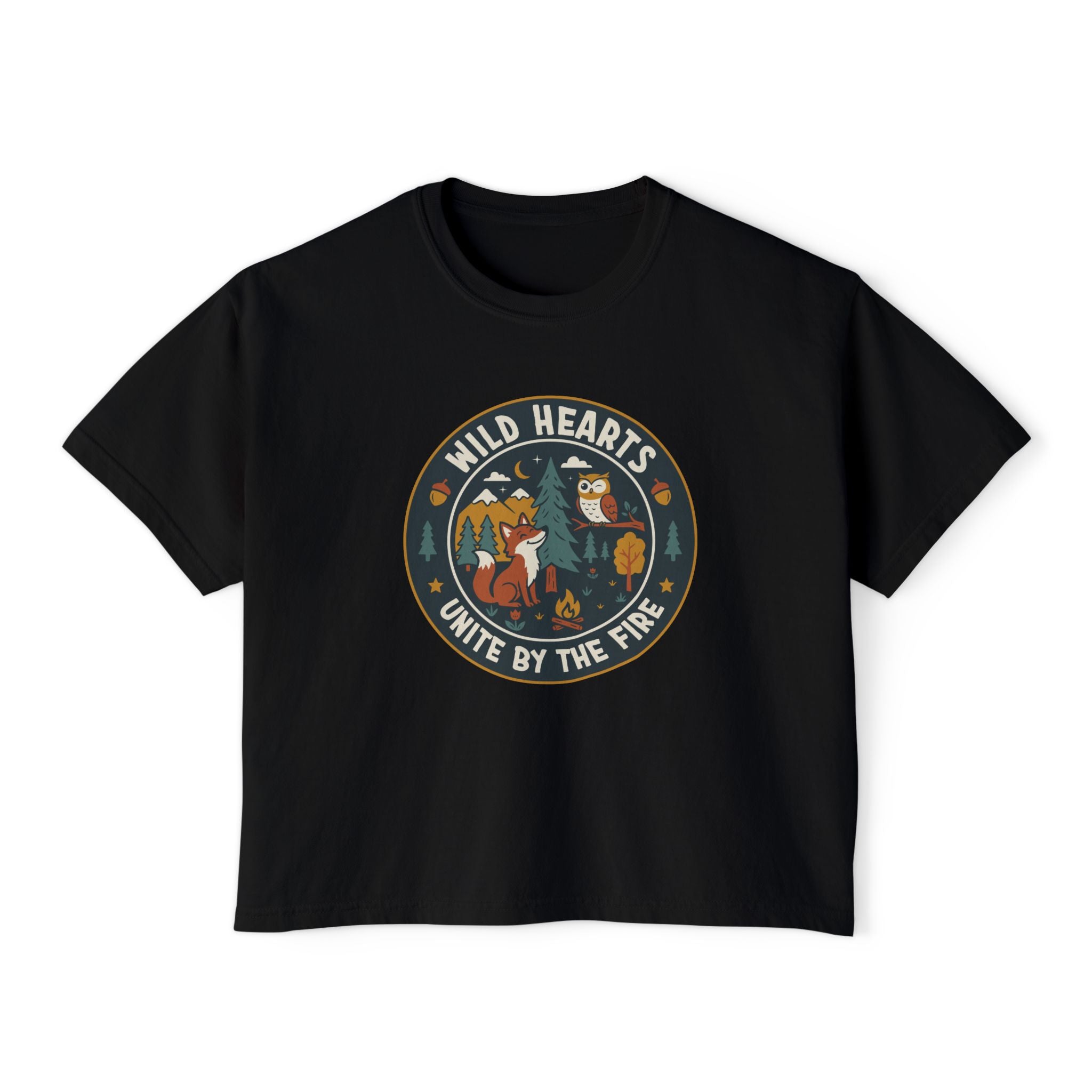 Wild Heart Campfire Boxy Tshirt