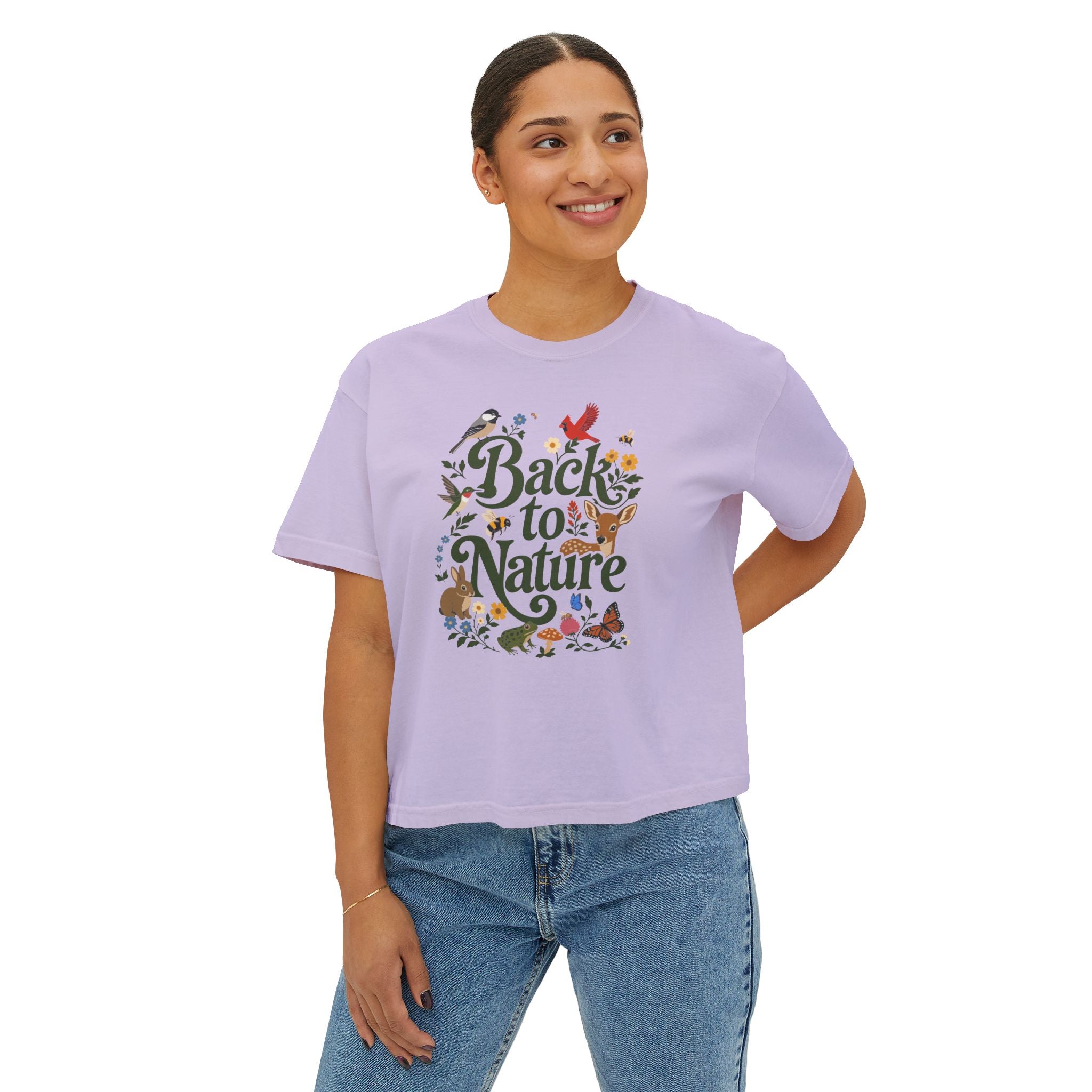 Back to Nature Wild Outdoors Boxy Tee