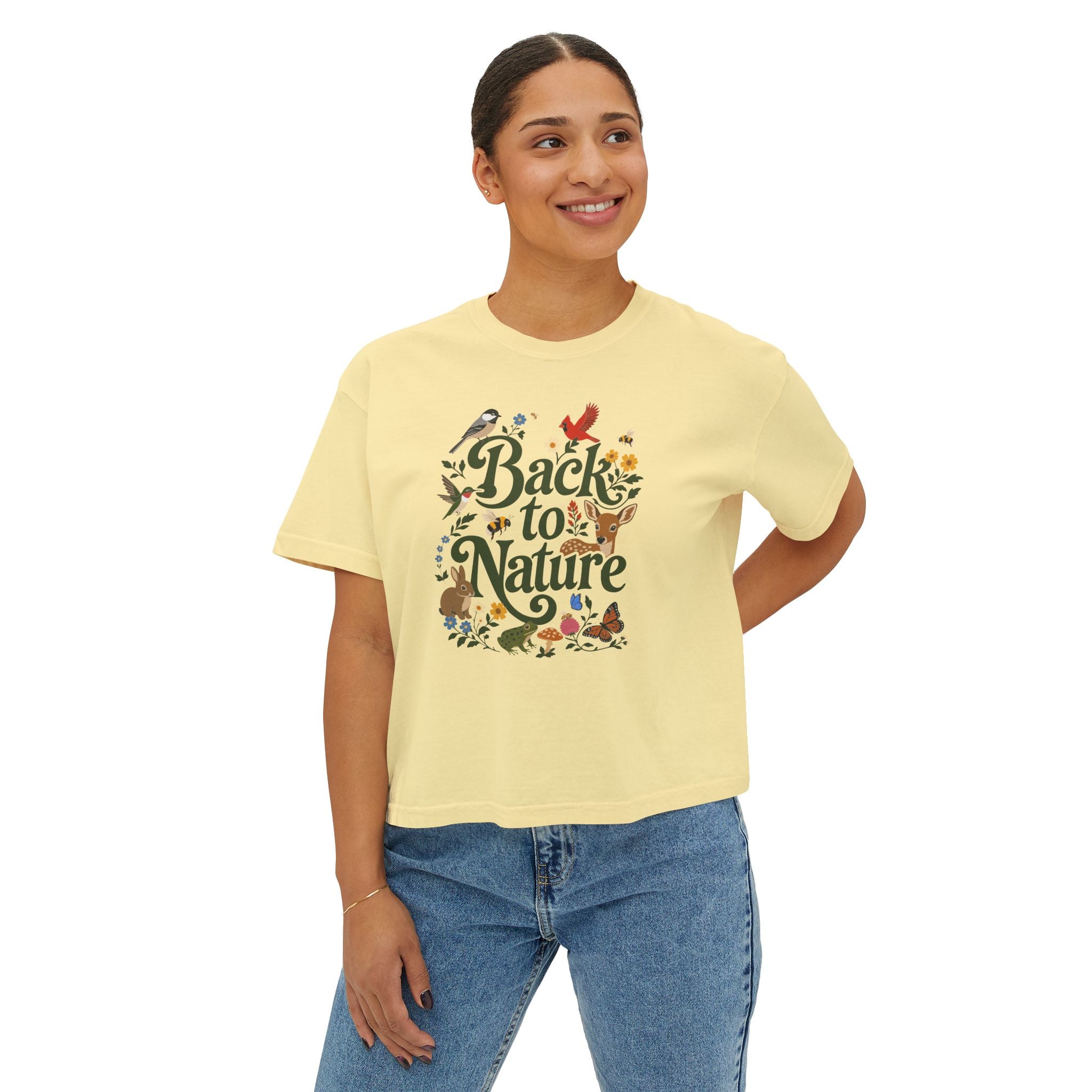 Back to Nature Wild Outdoors Boxy Tee