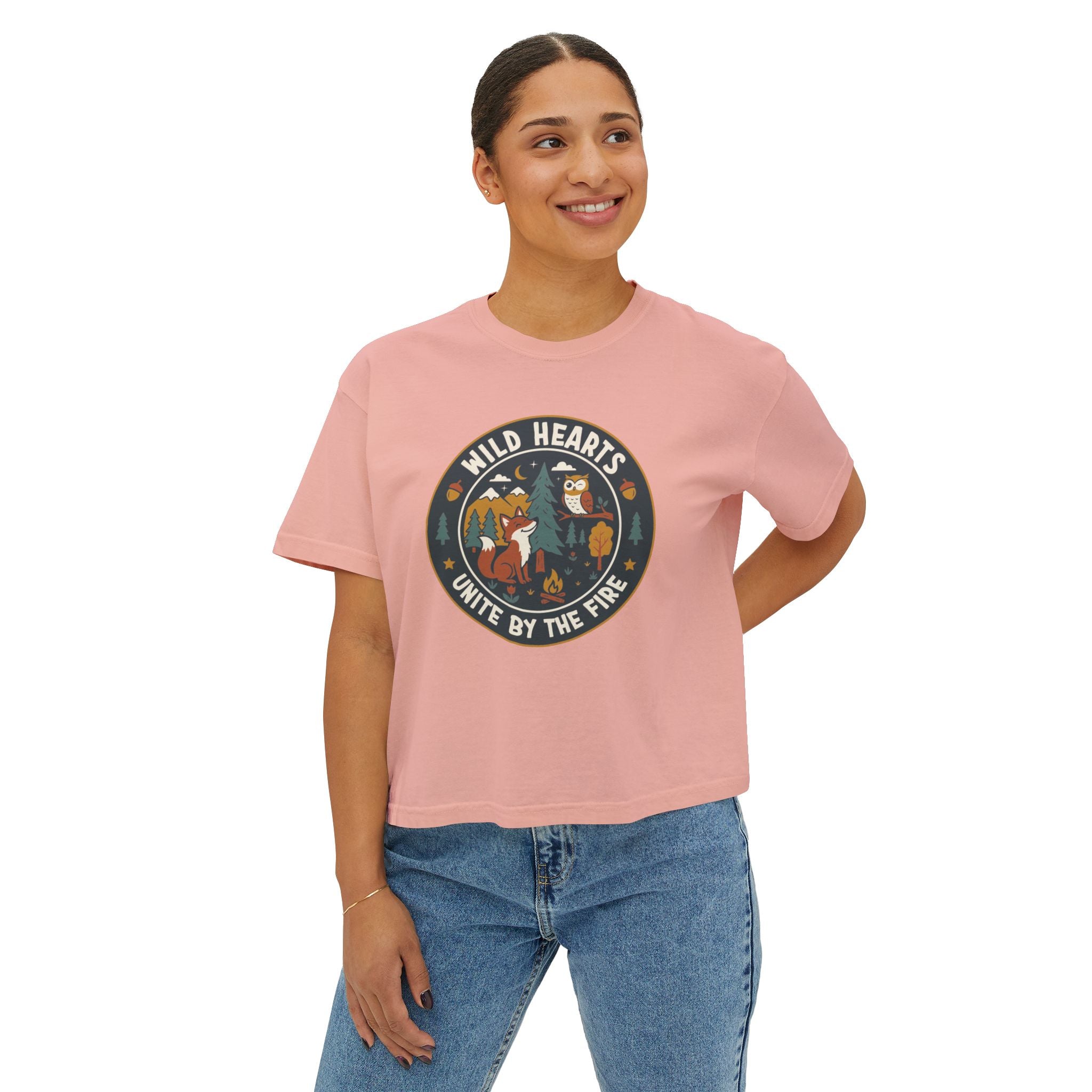 Wild Heart Campfire Boxy Tshirt