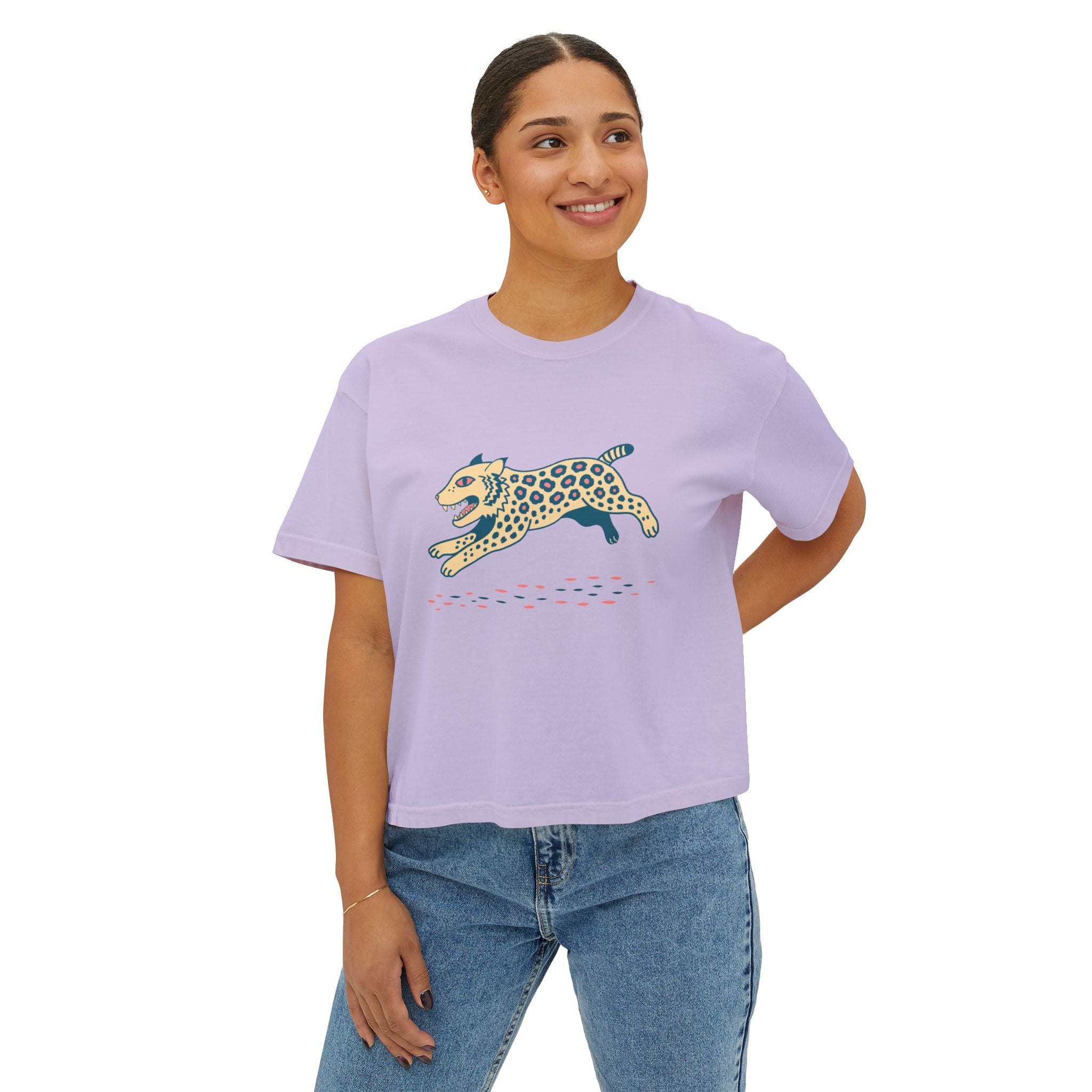 Boho Bobcat Boxy T-Shirt