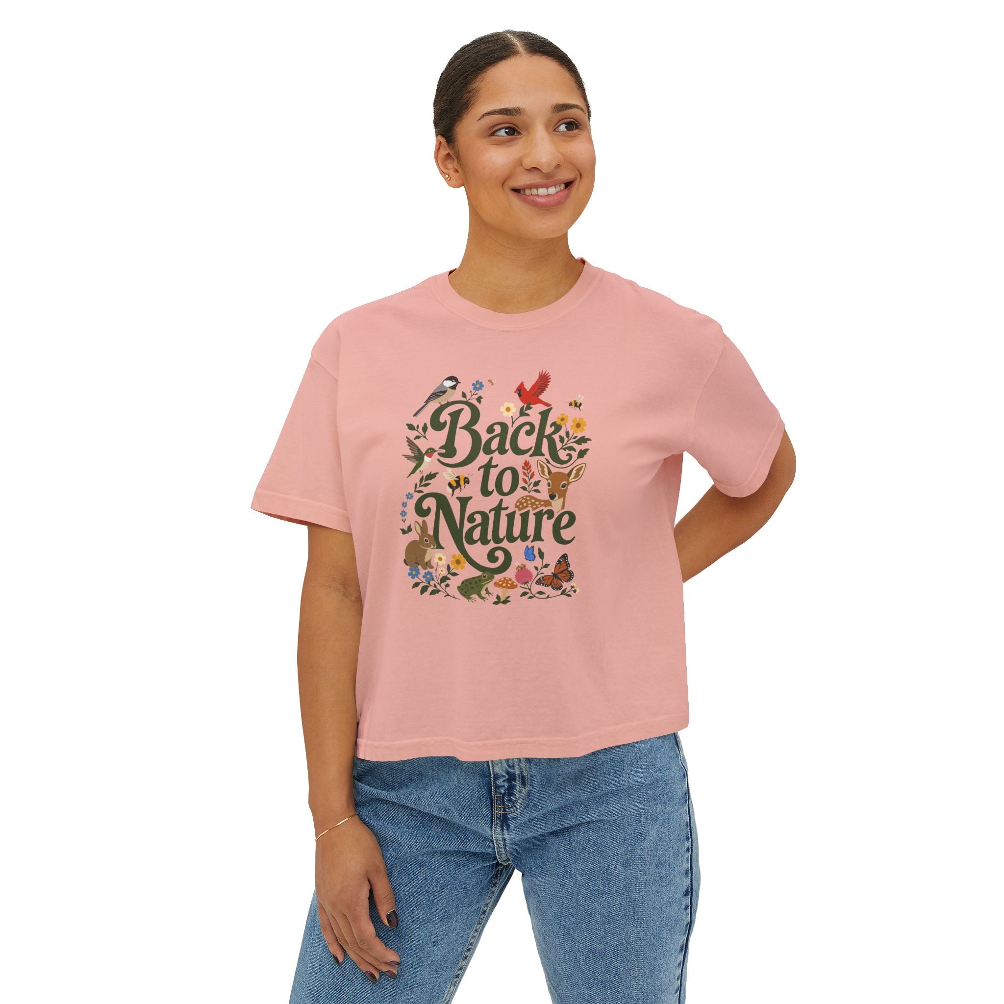 Back to Nature Wild Outdoors Boxy Tee